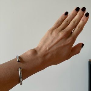 David Yurman classic cable bracelet in onyx